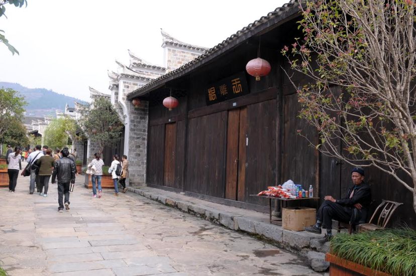 The “Old Town” in the new town of Dachang, which was built atop a hill some 10 km downstream of the real Dachang, a 1,700-year-old site and one of China's best-preserved ancient towns, which was flooded for the Three Gorges reservoir, by Fan Xiao, March 2012.