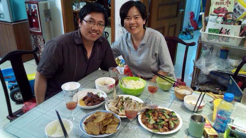 Guo and Pan in happier times.