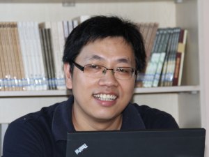 Guo Yushan, a staff member at Transition Institute. Credit: Zeng Jinyan.